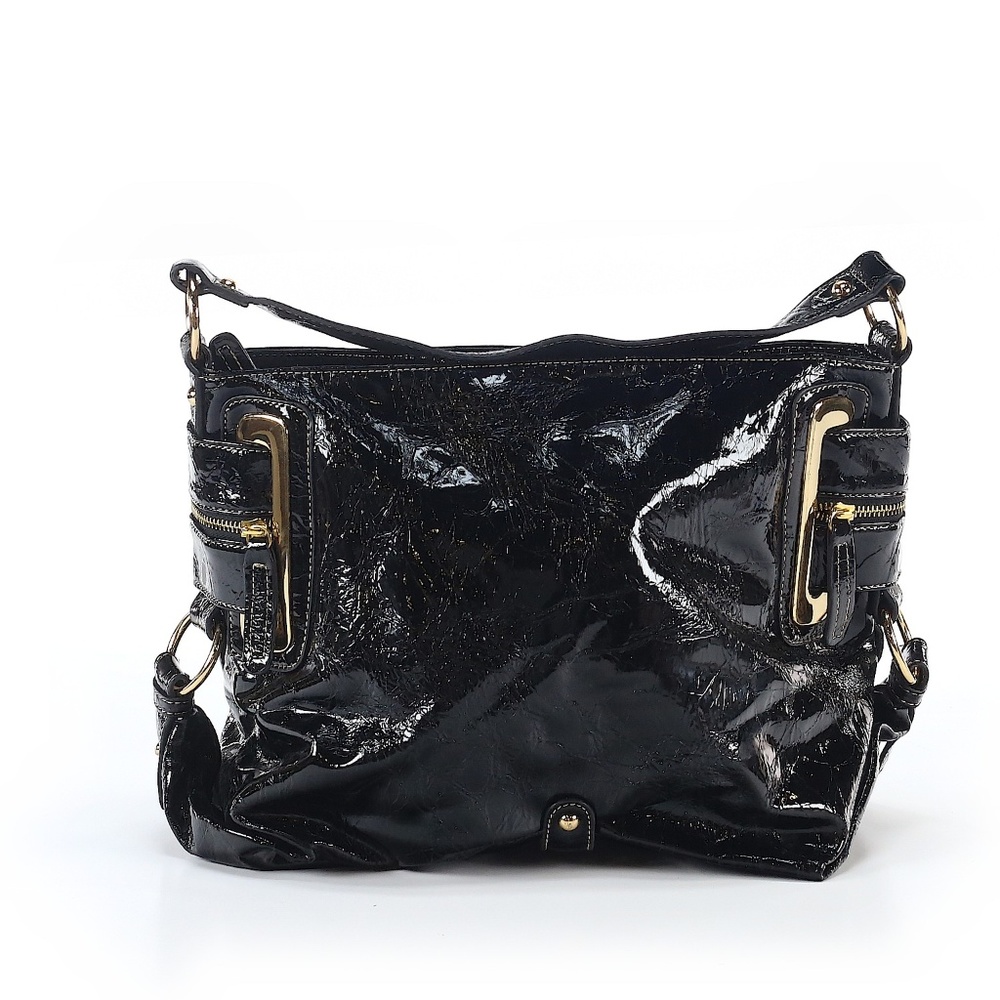 Patent Leather Black LARGE Purse
